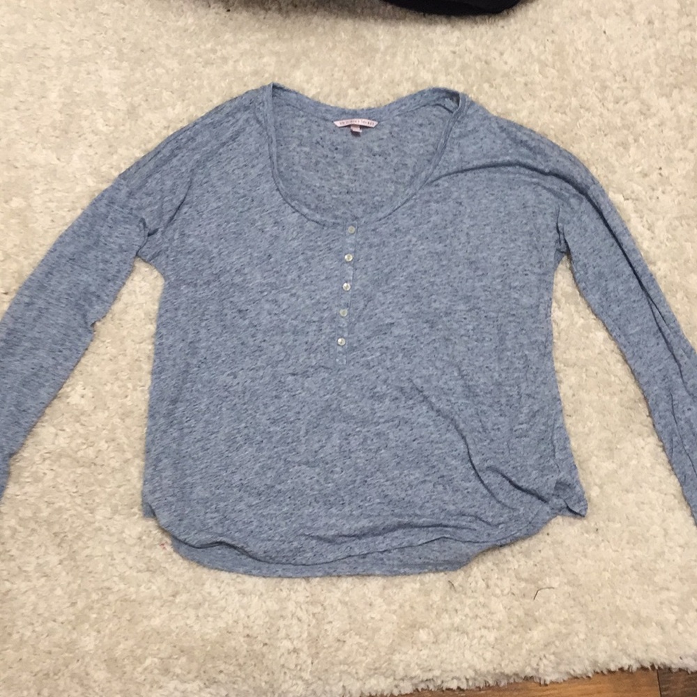 Blue long sleeve Victoria’s Secret shirt